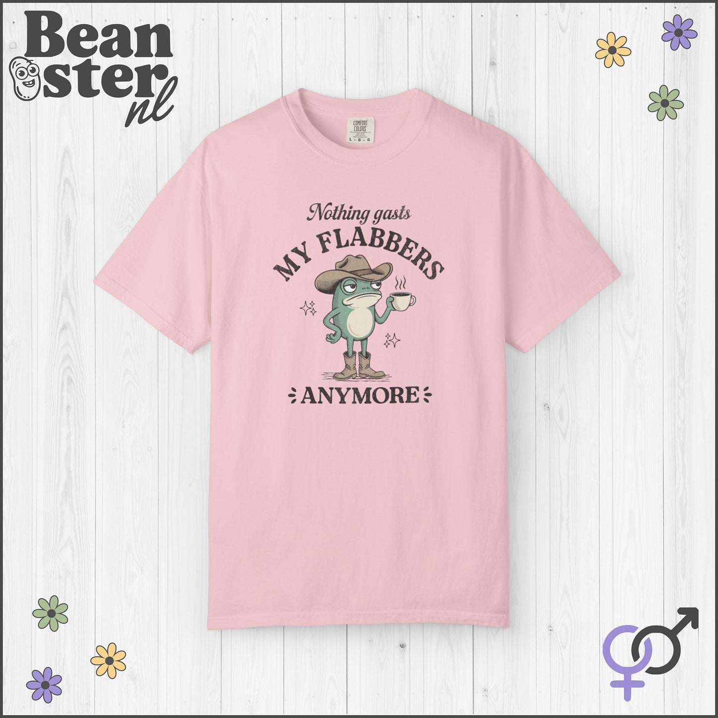 Nothing Gasts My Flabbers Funny Frog T-Shirt | Gen Z Humor