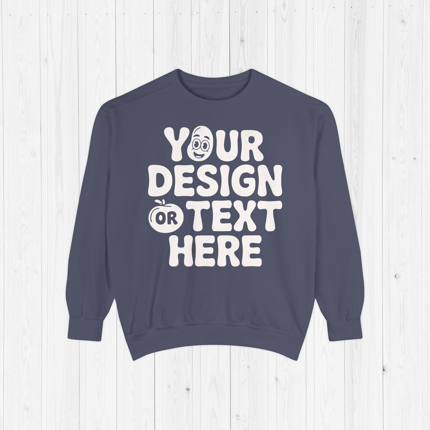 Custom Comfort Colors 1566 Vintage Personalized Unisex Sweatshirt