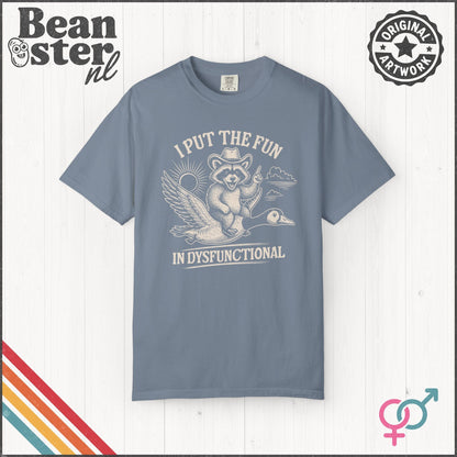 Fun in Dysfunctional Raccoon Goose Shirt – Funny Tee