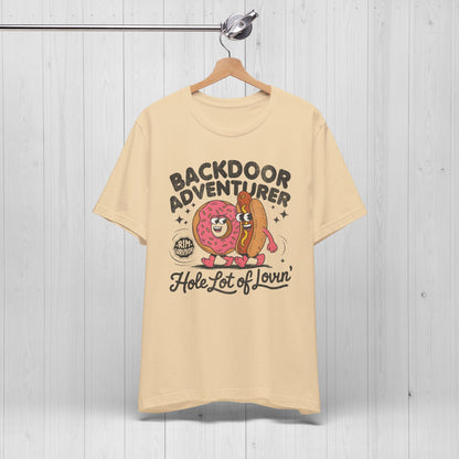 🎯Backdoor Adventurer Shirt | Donut Hotdog Tee