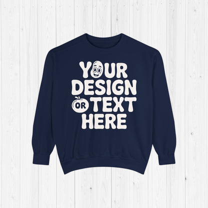 Custom Comfort Colors 1566 Vintage Personalized Unisex Sweatshirt