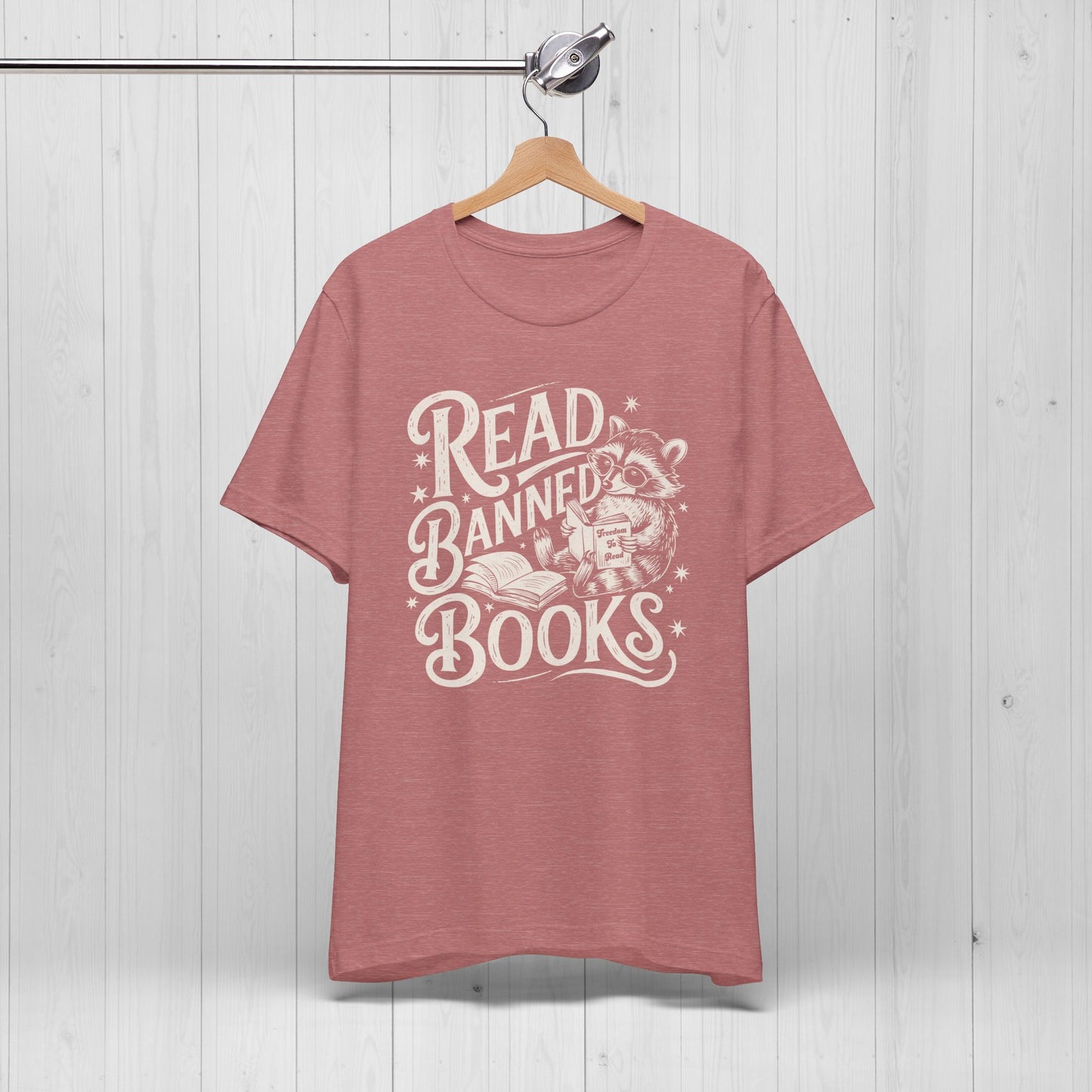 Read Banned Books Raccoon Shirt