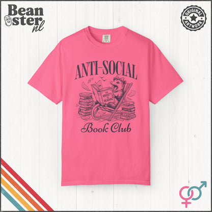 Anti Social Book Club T-Shirt for Book Lovers Shirt