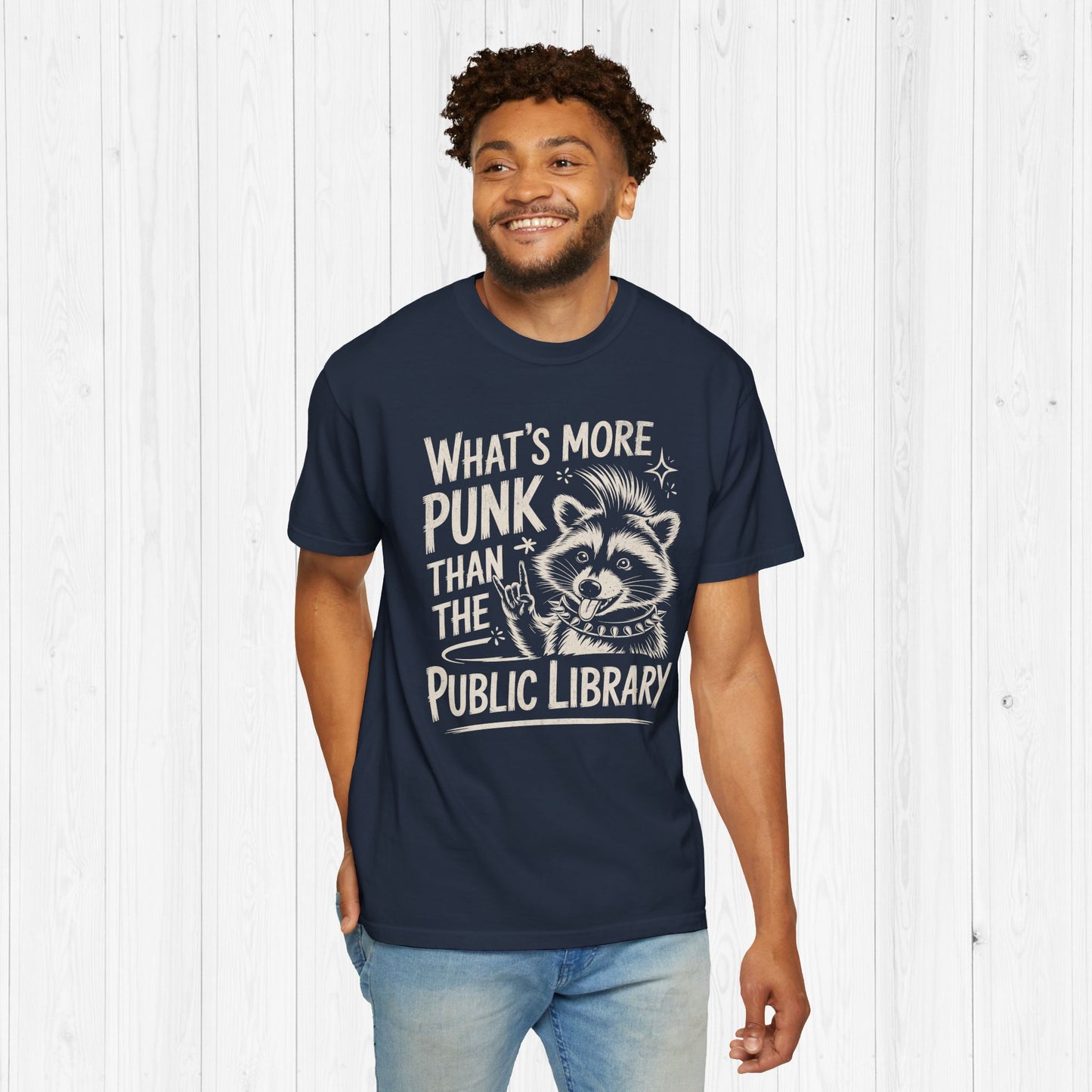 What's More Punk Than The Public Library Shirt 📚🦝