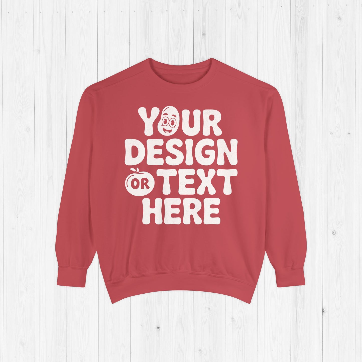 Custom Comfort Colors 1566 Vintage Personalized Unisex Sweatshirt