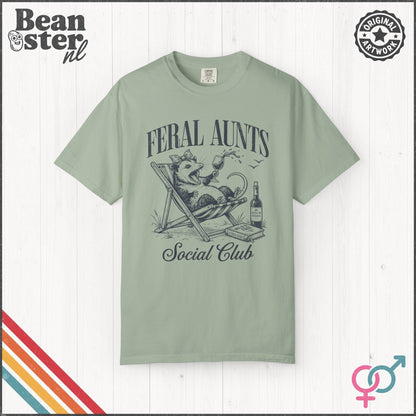 Feral Aunts Social Club T-Shirt – Funny Auntie Tee