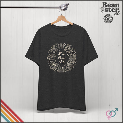 I'm This Old T-Shirt | Funny Retro Vintage Tee