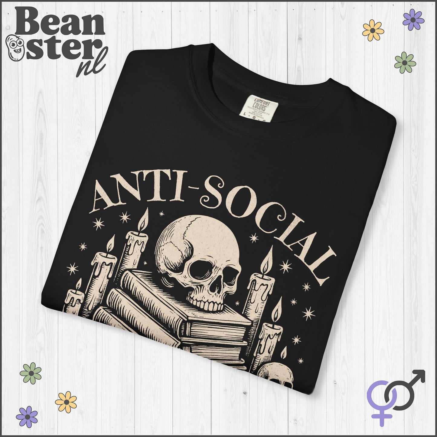 Anti Social Book Club T-Shirt | Funny Book Lover Tee