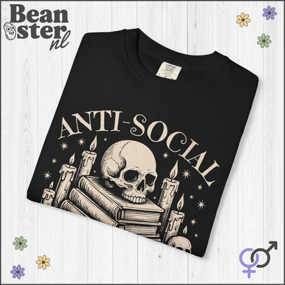 Anti Social Book Club T-Shirt | Funny Book Lover Tee