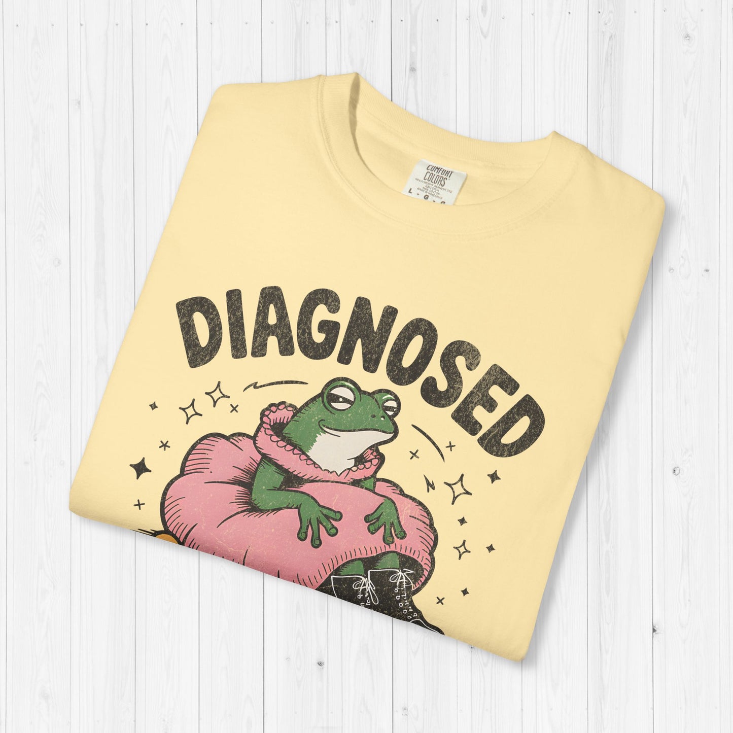 Diagnosed With Slay DHD Shirt Funny ADHD Frog Tee