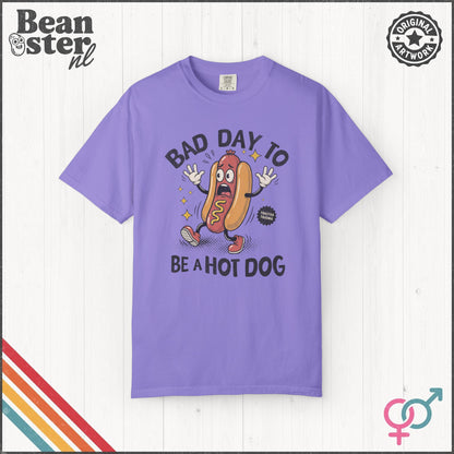 Bad Day To Be A Hot Dog Tee – Funny Retro Hotdog Shirt