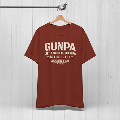 Gunpa Shirt – Funny Grandpa Definition Tee for Weapon Lover Dads