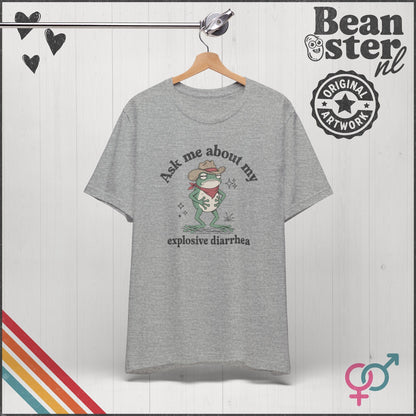 Explosive Diarrhea Frog T-Shirt | Funny Gag Tee