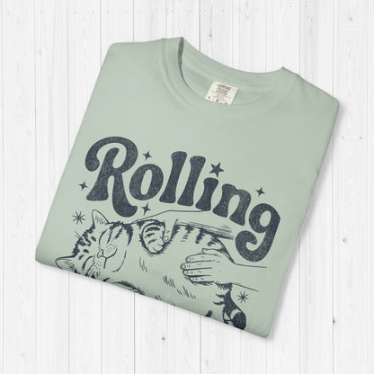Rolling Fatties Cat Shirt Funny Cannabis Tee