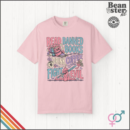 Read Banned Books Coffee Activist T-Shirt