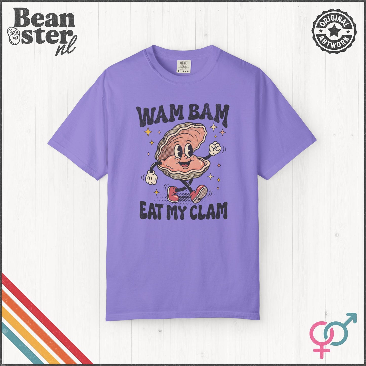 Eat My Clam T-Shirt – Funny NSFW Retro Graphic Tee