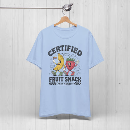 Certified Fruit Snack Tee – Cute Retro LGBTQ Pride Shirt