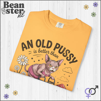 Old Pussy Better Than No Pussy Shirt – Funny Cat Tee