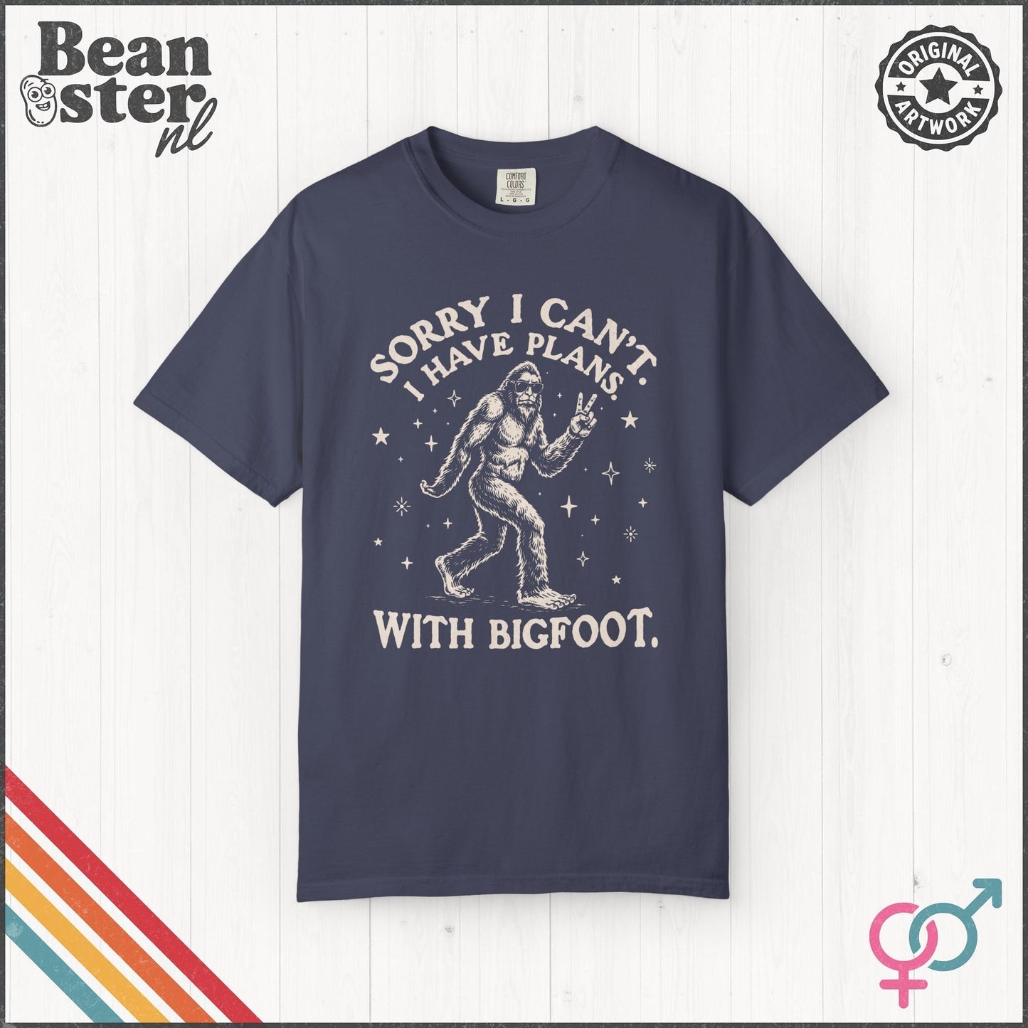 I Can't I Have Plans With Bigfoot Funny T-Shirt