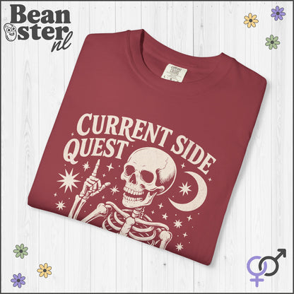 Funny ADHD Skeleton Shirt – Neurospicy, Gen Z Humor Tee