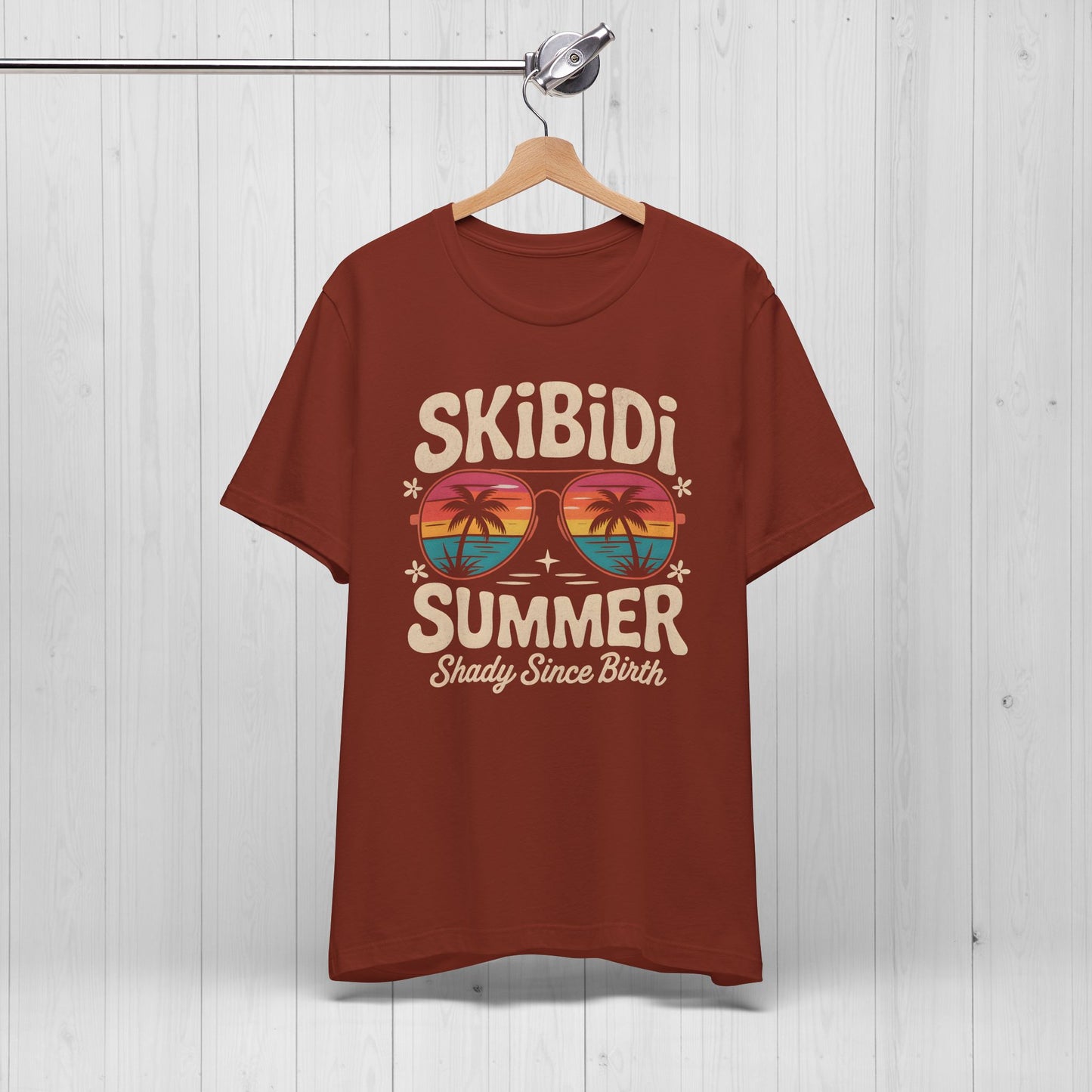Skibidi Summer Shirt – Funny Retro Sunglasses Tee