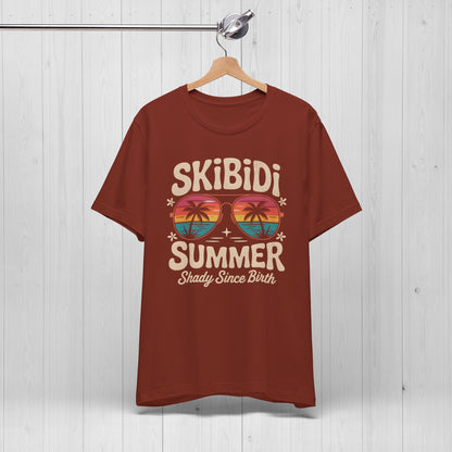 Skibidi Summer Shirt – Funny Retro Sunglasses Tee