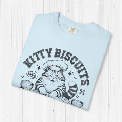 Kitty Biscuits Shirt – Cute Cat Baking Bread Tee for Cat Lovers