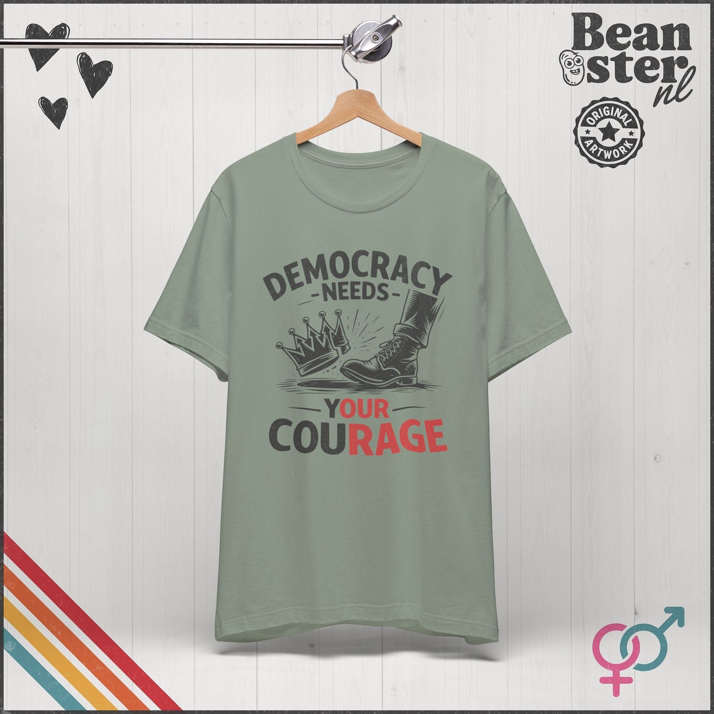 Democracy Needs Our Rage Progressive Activist T-Shirt
