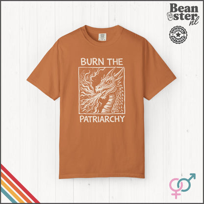 Burn the Patriarchy Feminist Graphic T-Shirt | Activist