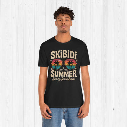 Skibidi Summer Shirt – Funny Retro Sunglasses Tee