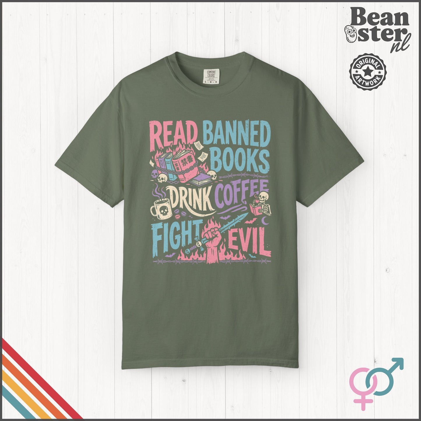 Read Banned Books Coffee Activist T-Shirt