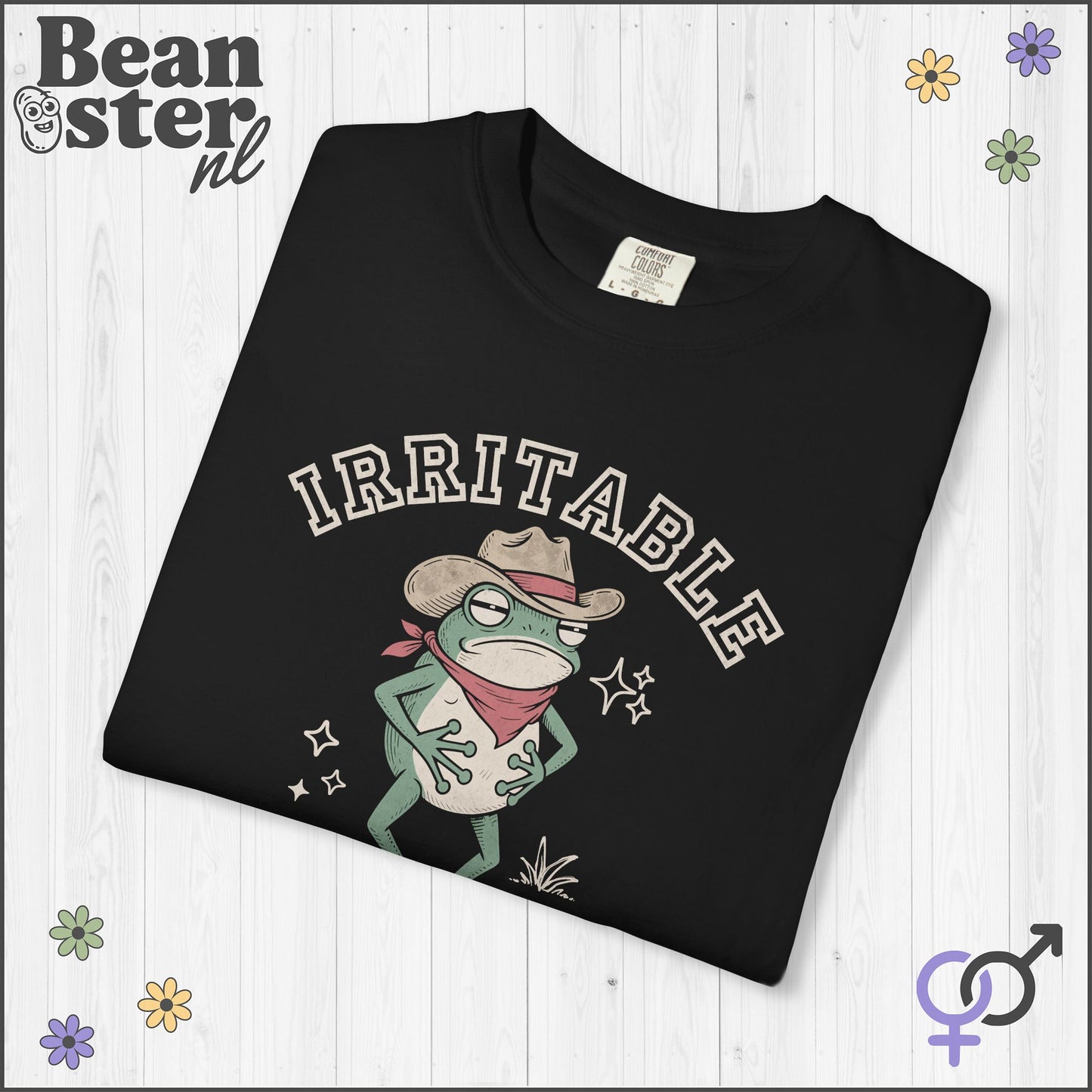 Irritable Like My Bowels Frog Shirt | Funny IBS Gift Tee