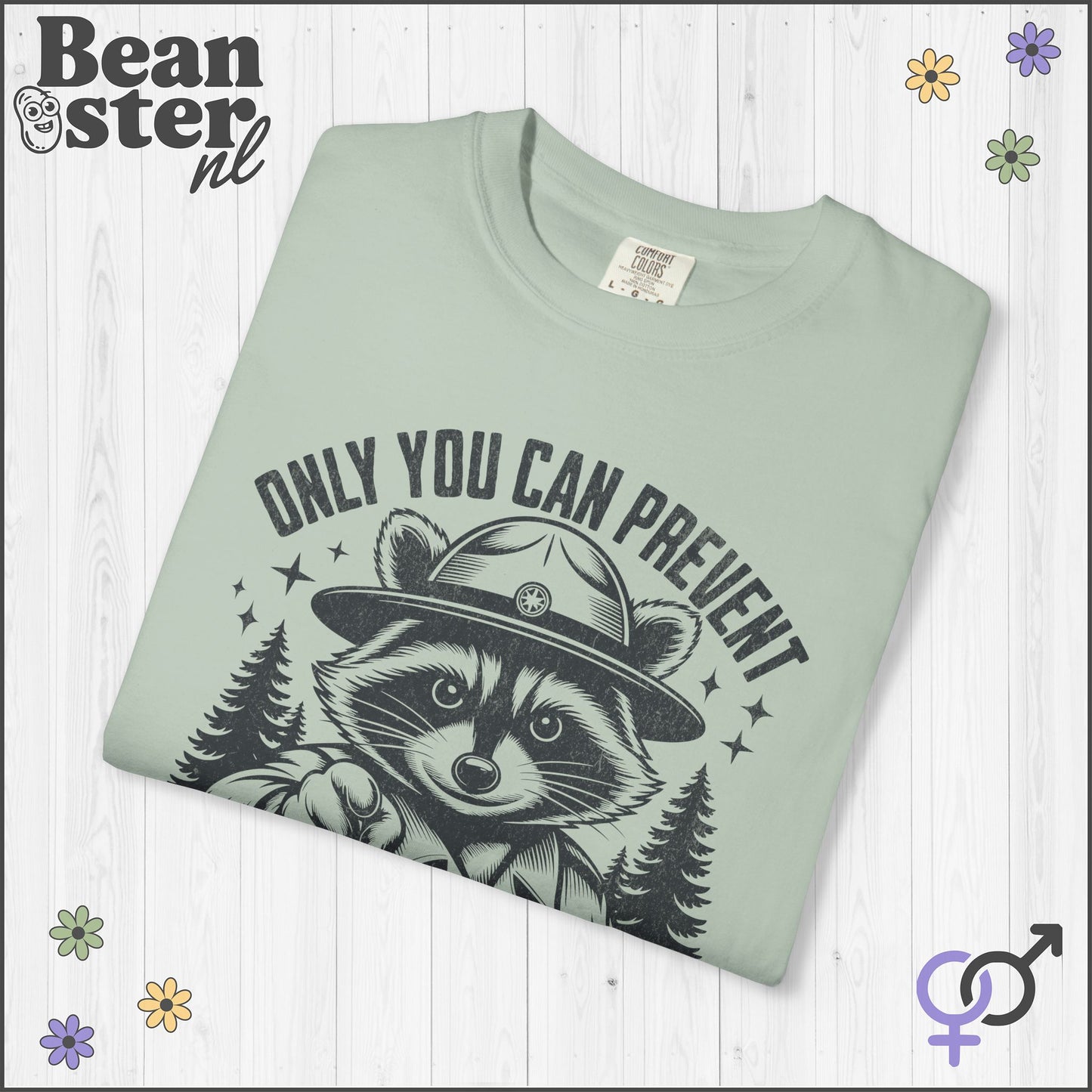 Only You Can Prevent Fascism Raccoon Protest Shirt