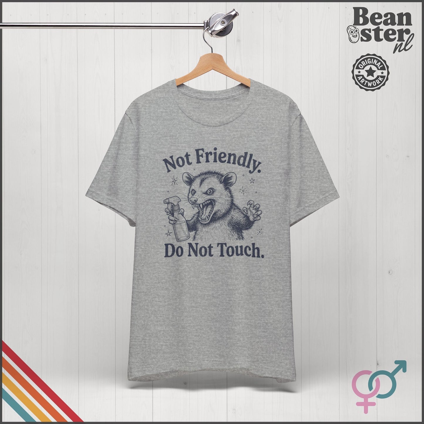 Not Friendly Do Not Touch Shirt | Funny Introvert Tee