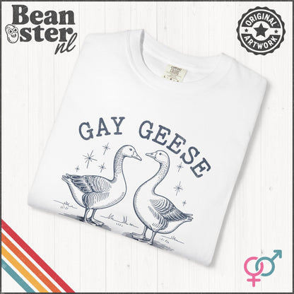 Gay Geese Funny Pride Shirt – Trendy LGBTQ Meme Tee