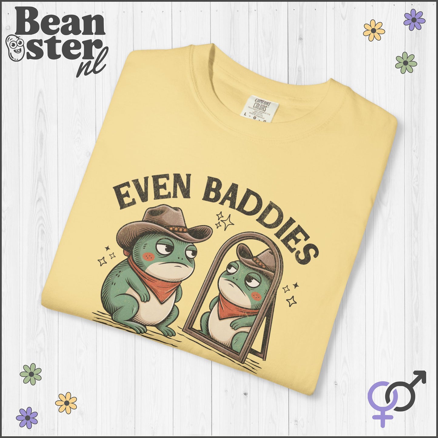 Baddies Get Saddies Frog Shirt – Funny Meme Tee