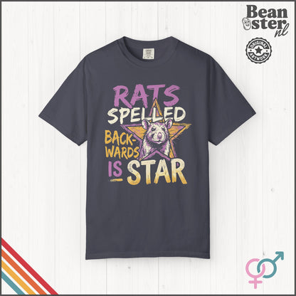Rats Spelled Backwards Is Star Funny Animal Meme Shirt