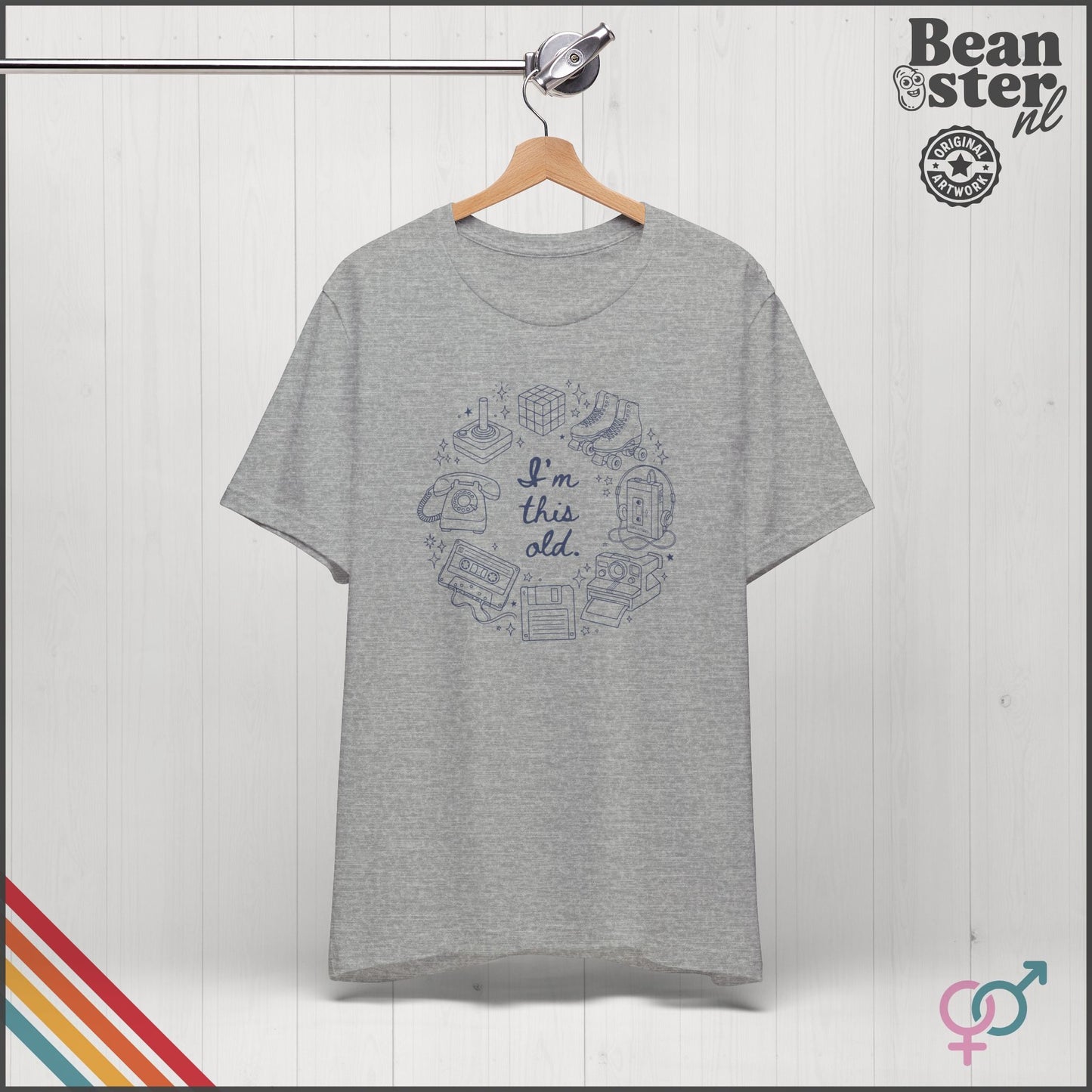 I'm This Old T-Shirt | Funny Retro Vintage Tee