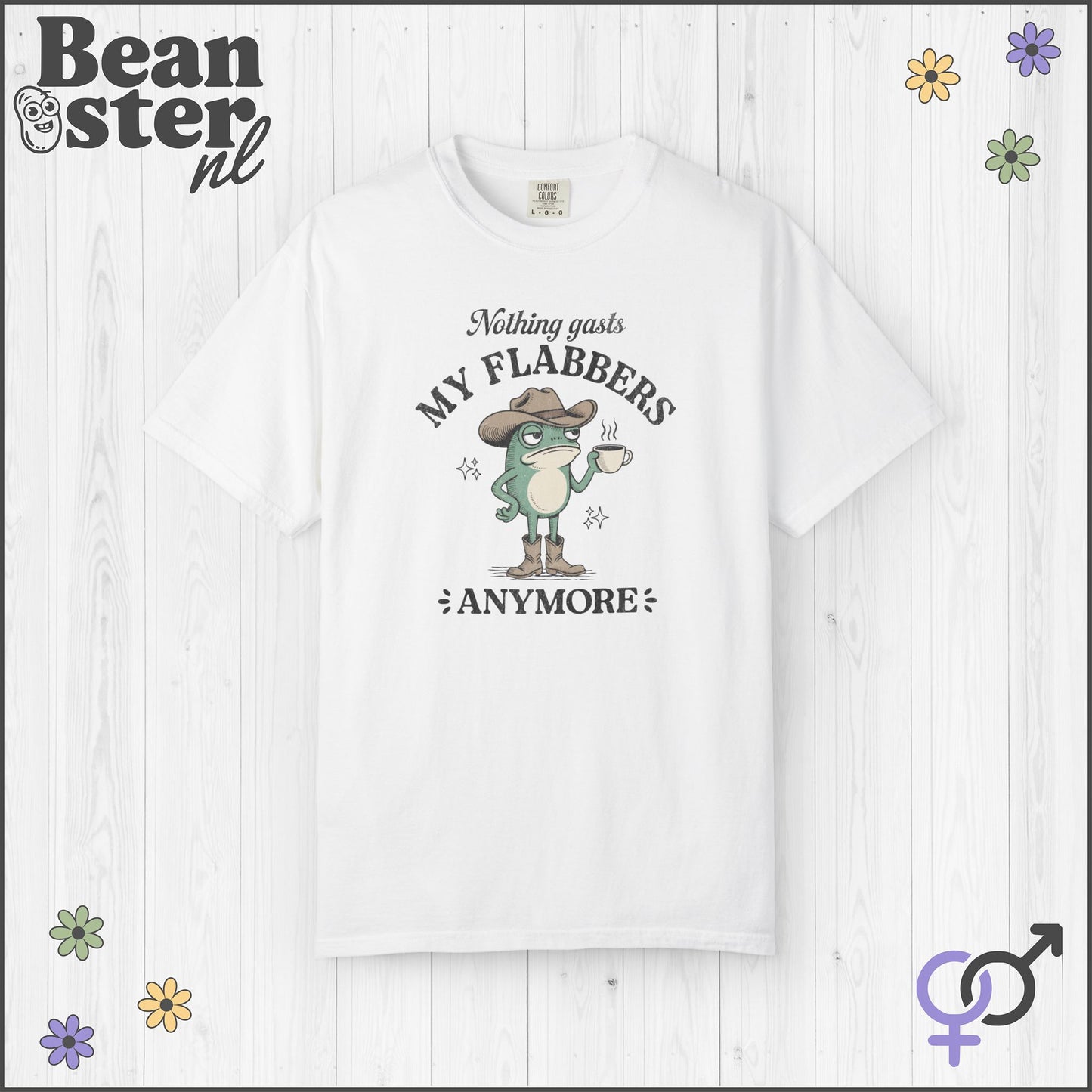 Nothing Gasts My Flabbers Funny Frog T-Shirt | Gen Z Humor