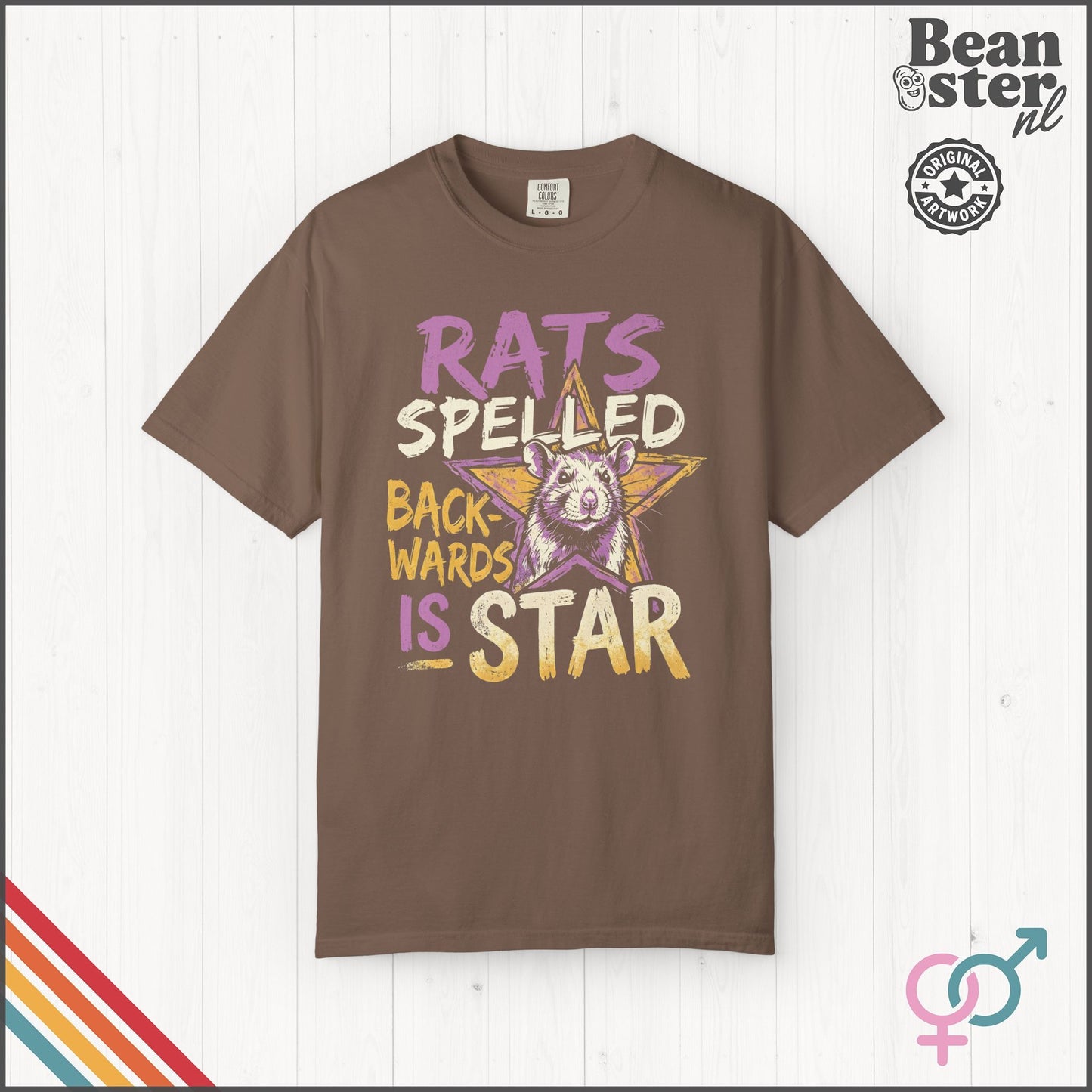 Rats Spelled Backwards Is Star Funny Animal Meme Shirt