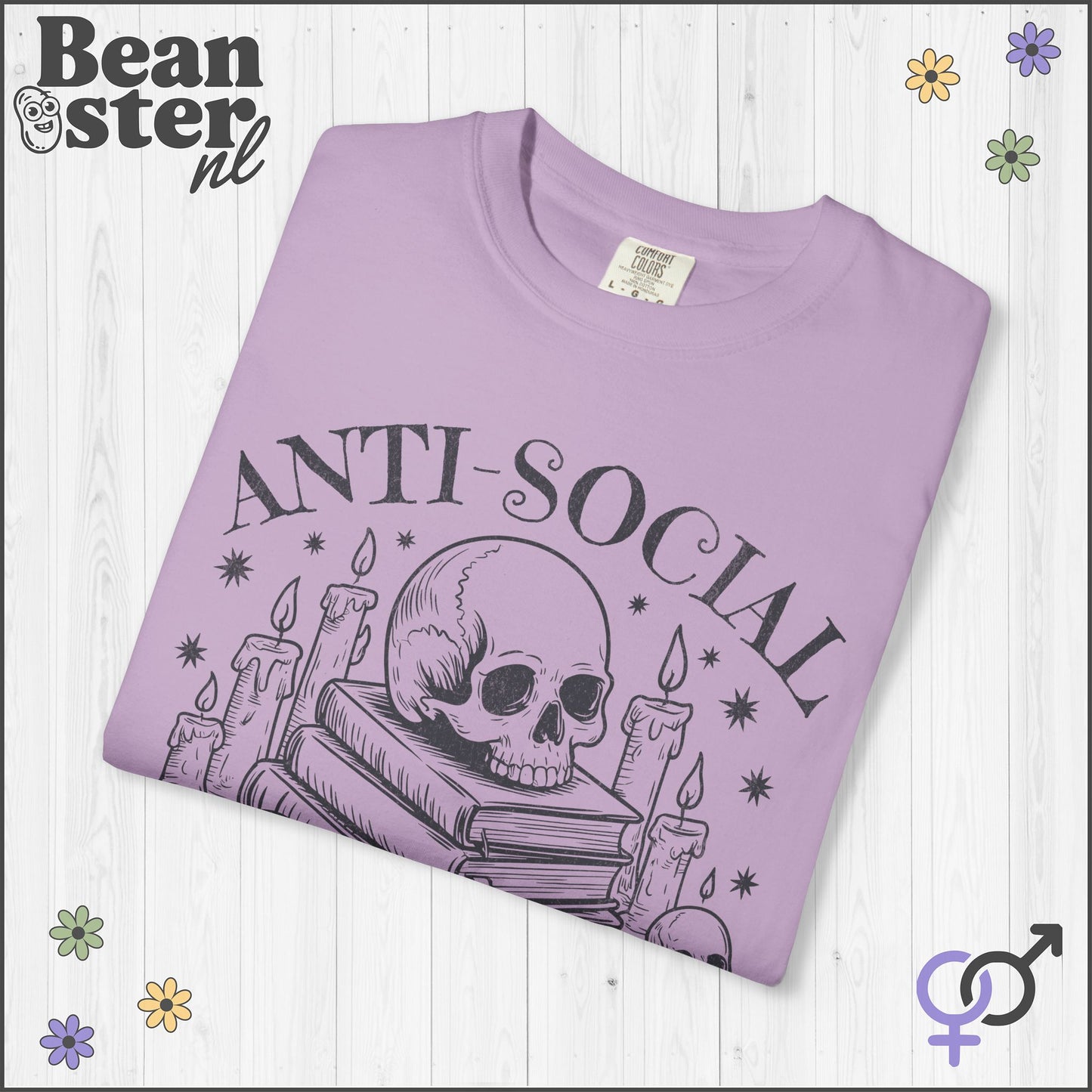 Anti Social Book Club T-Shirt | Funny Book Lover Tee