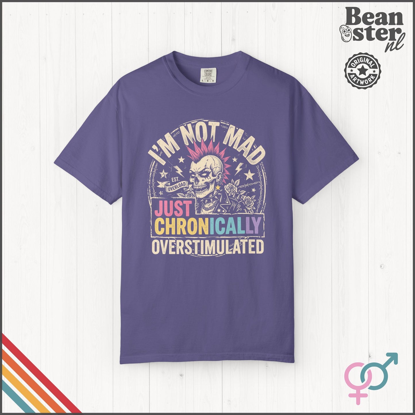 Chronically Overstimulated Shirt | ADHD Humor T-Shirt