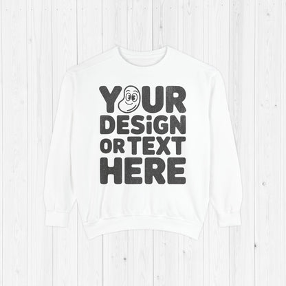 Custom Comfort Colors 1566 Vintage Personalized Unisex Sweatshirt