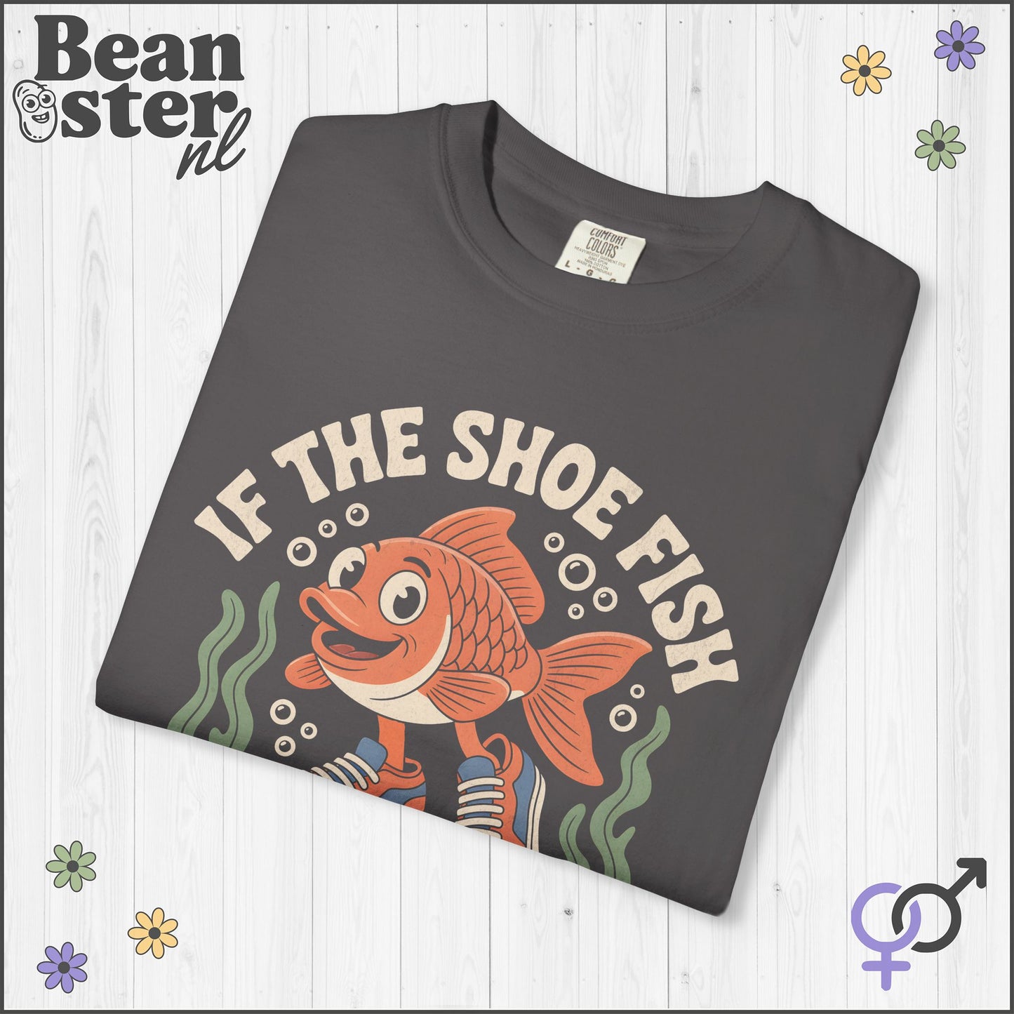 If The Shoe Fish Shirt – Funny Retro Graphic Tee