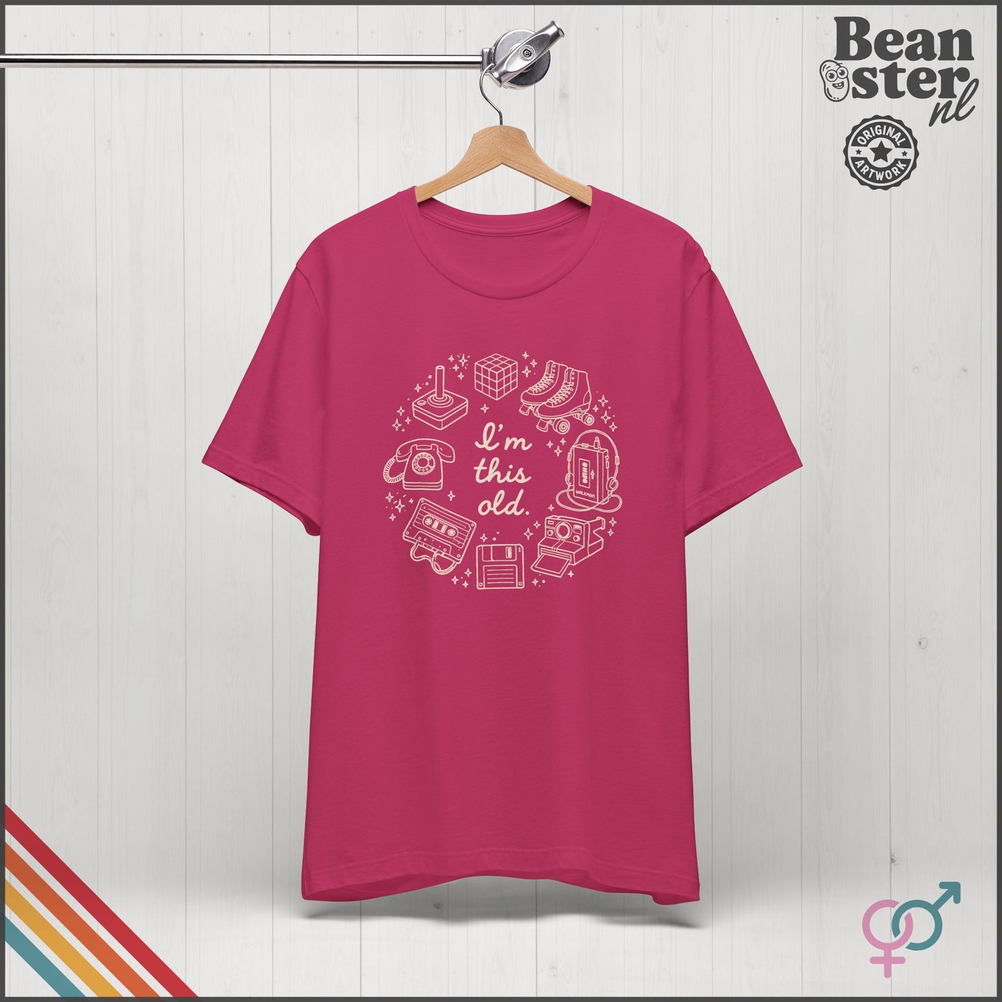 I'm This Old T-Shirt | Funny Retro Vintage Tee
