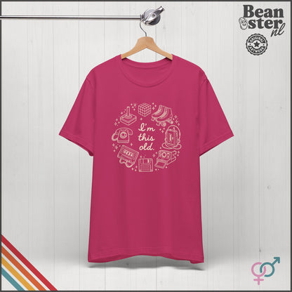 I'm This Old T-Shirt | Funny Retro Vintage Tee
