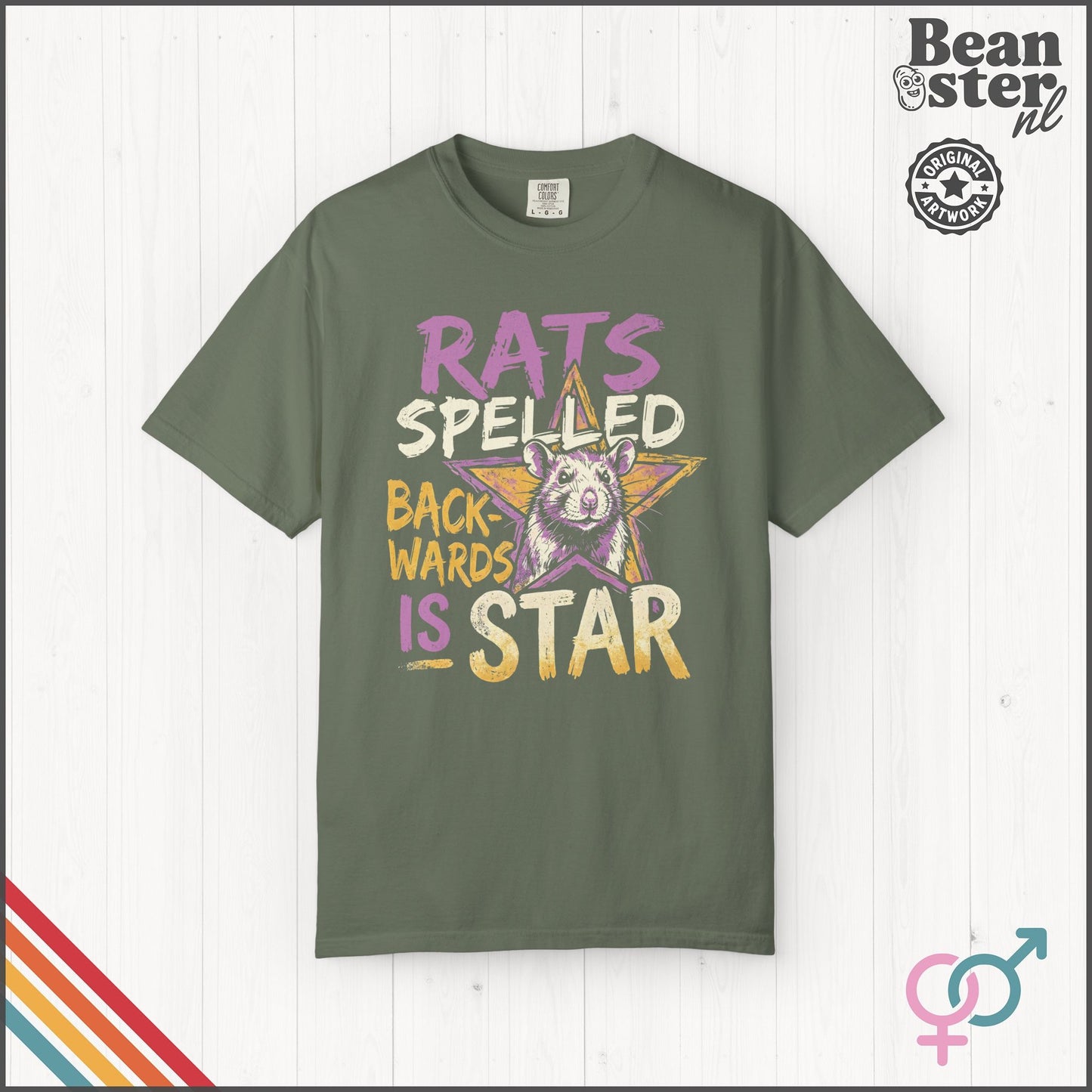 Rats Spelled Backwards Is Star Funny Animal Meme Shirt