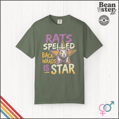 Rats Spelled Backwards Is Star Funny Animal Meme Shirt