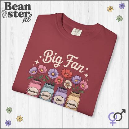 Cute Jar Graphic Tee – Human Rights Flower Slogan Shirt