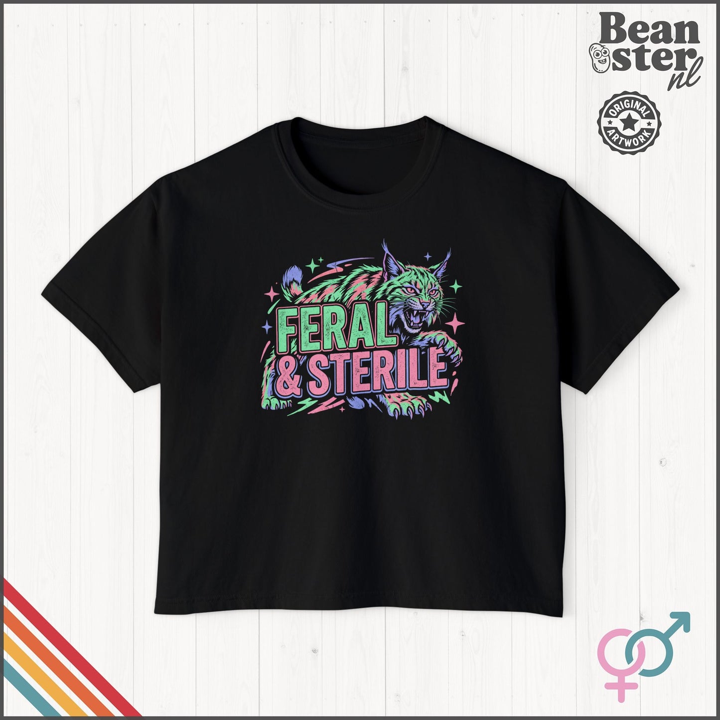 Feral and Sterile T-Shirt | Funny Childfree Lifestyle Tee